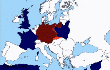 Map Of Europe With Countries In Red GIF