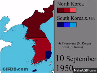 Map Showing North Korea South Korea And UN GIF