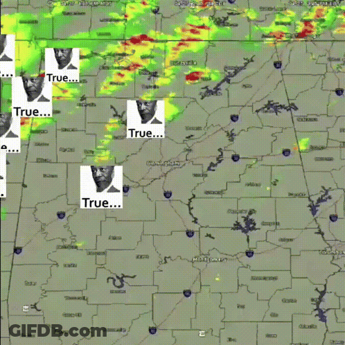Map With Pictures Of Men And Word True GIF
