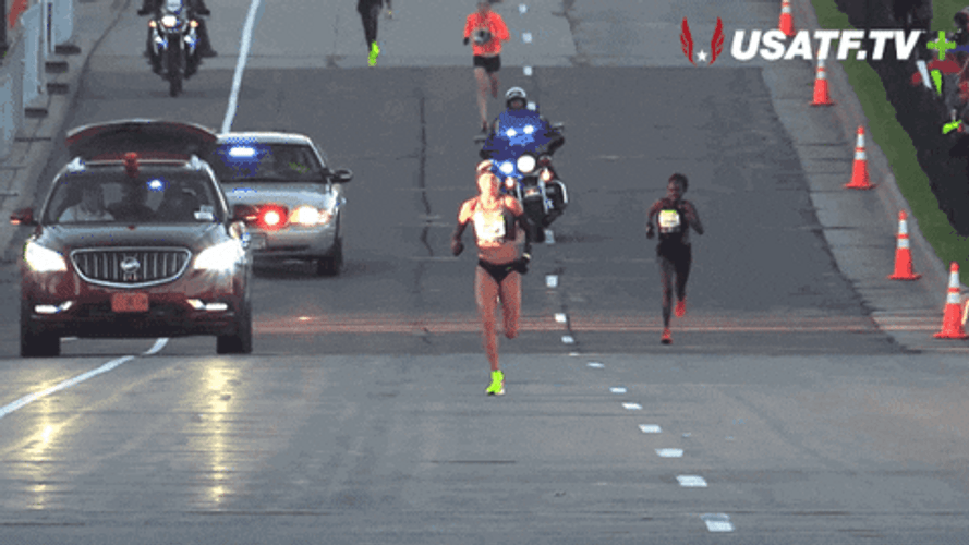 Marathon Track Running GIF