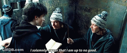 Marauders Map Harry Potter GIF