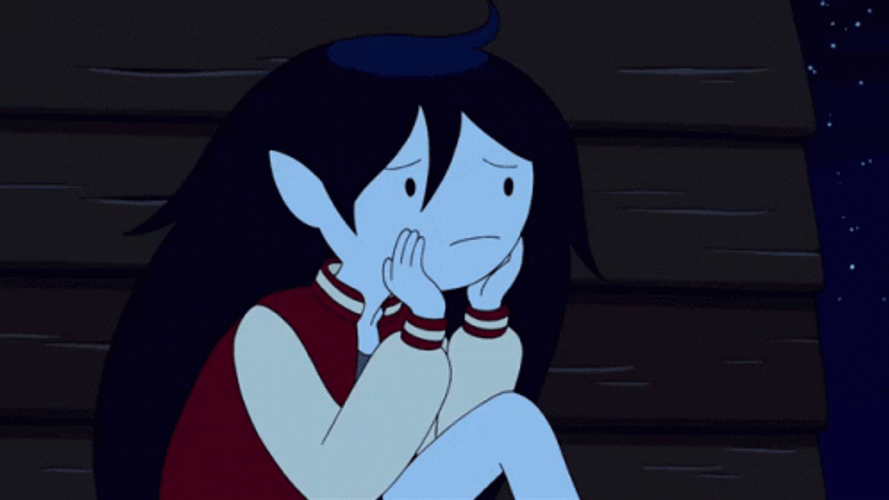 Marceline Adventure Time Cute Pout GIF