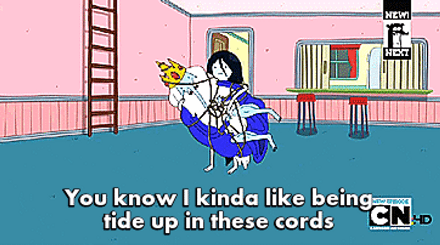 Marceline Adventure Time Entangled GIF