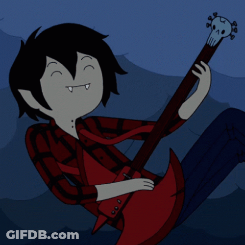 Marceline Adventure Time Laughing GIF