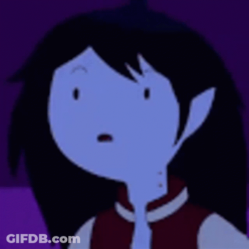 Marceline Adventure Time Nod GIF