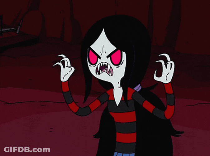 Marceline Adventure Time Scary GIF
