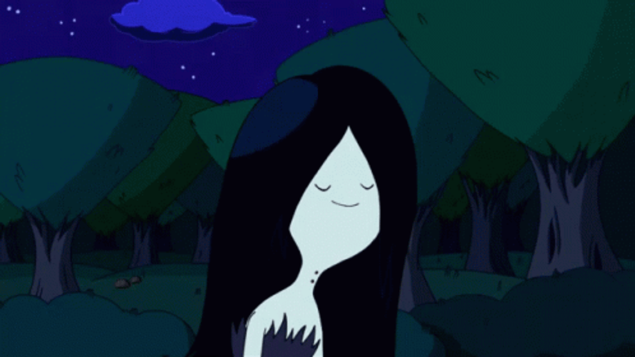 Marceline Adventure Time Scary Face GIF