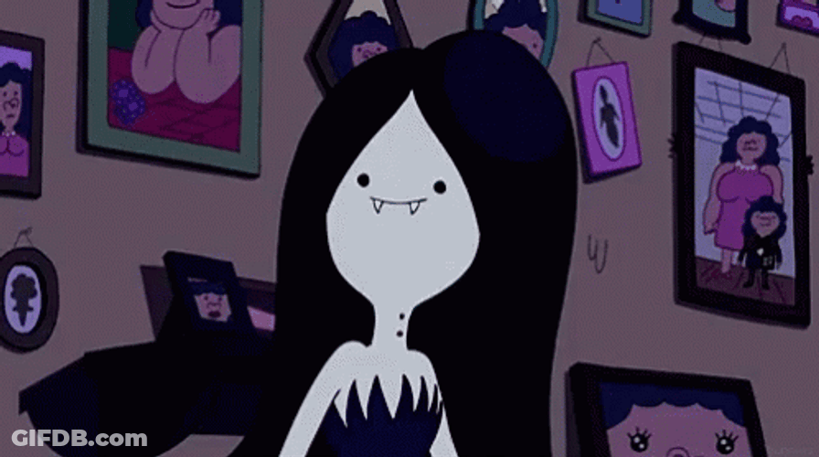 Marceline Adventure Time Wink GIF