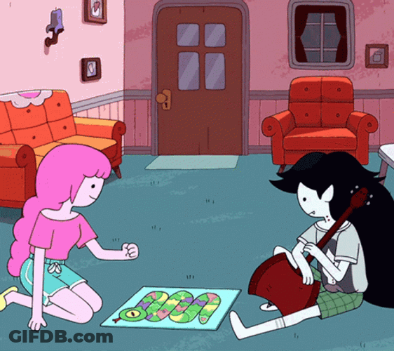 Marceline Bubblegum Board Game GIF