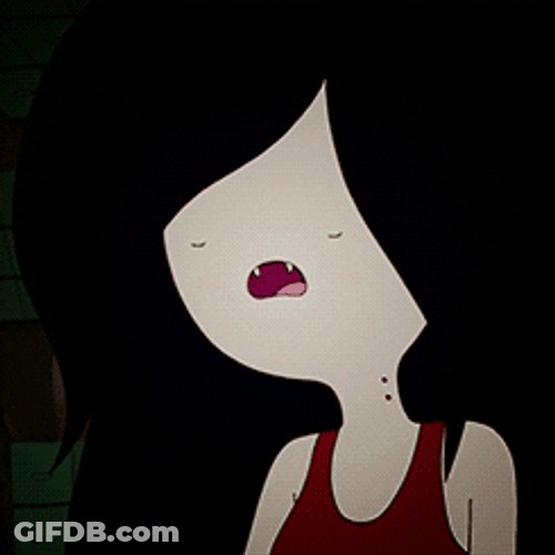 Marceline Princess Bubblegum Blushing GIF