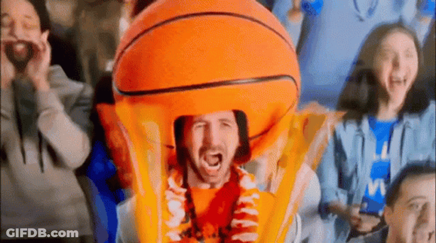 March Madness Ball Head GIF