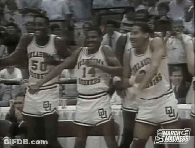 March Madness Dancing Players GIF