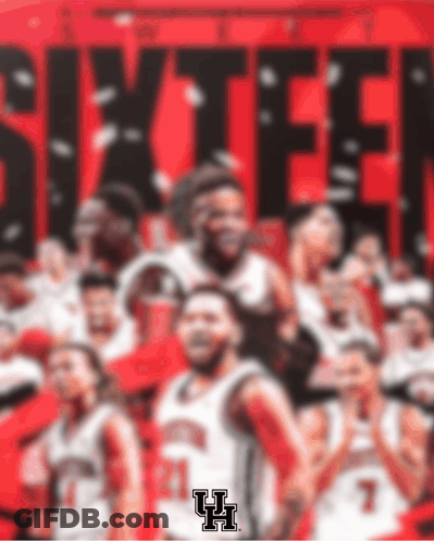 March Madness Logo On Basketball Court GIF