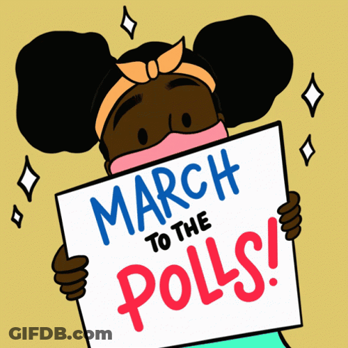 March To The Polls Animated GIF