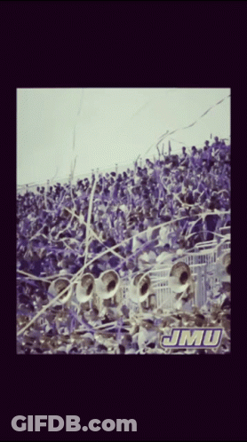 Marching Band With JMU Logo GIF
