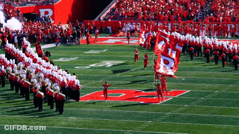 Marching Band With UC Flag GIF