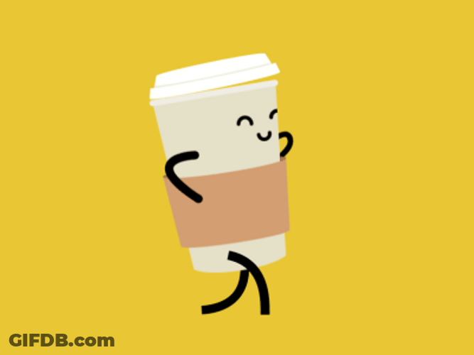 Marching Coffee GIF