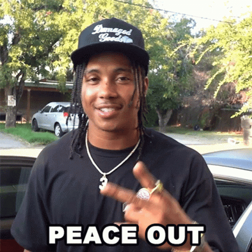 Marco Wilson Peace Out GIF