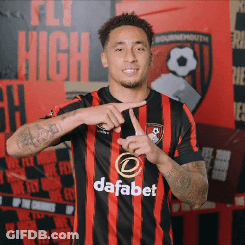 Marcus Tavernier Forming Letter T With Fingers GIF