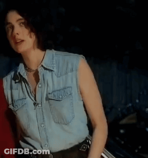Margaret Qualley Jamie Touching Hair Drive Away Dolls GIF