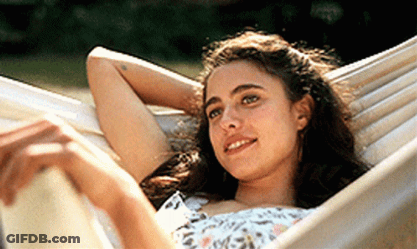 Margaret Qualley On Hammock Alex Maid GIF