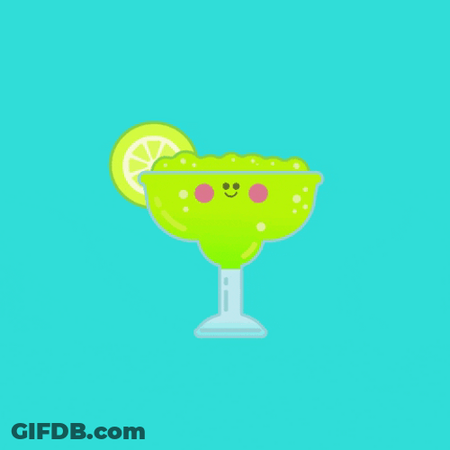 Margaritas Cute Bubbly Cartoon GIF