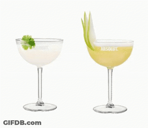 Margaritas Tequila Cocktails Cheers Animation GIF