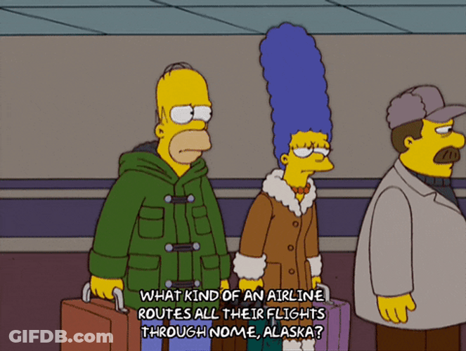 Marge Homer Simpson Falling In Line GIF