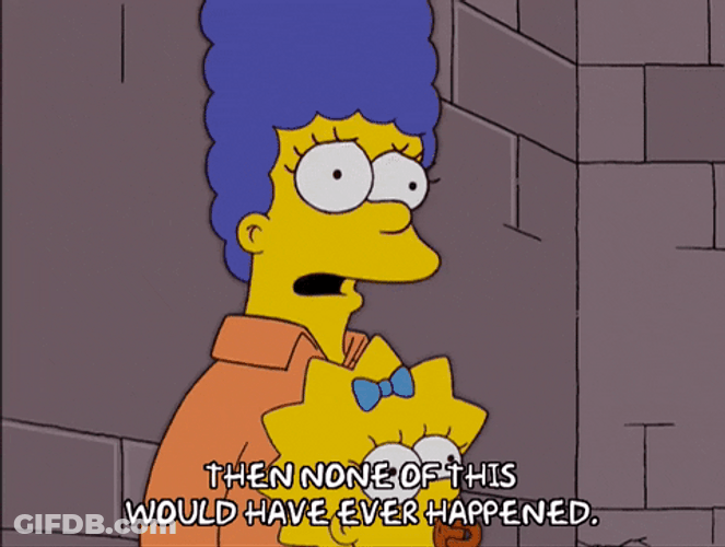 Marge Maggie None Of This Would Have Happened GIF