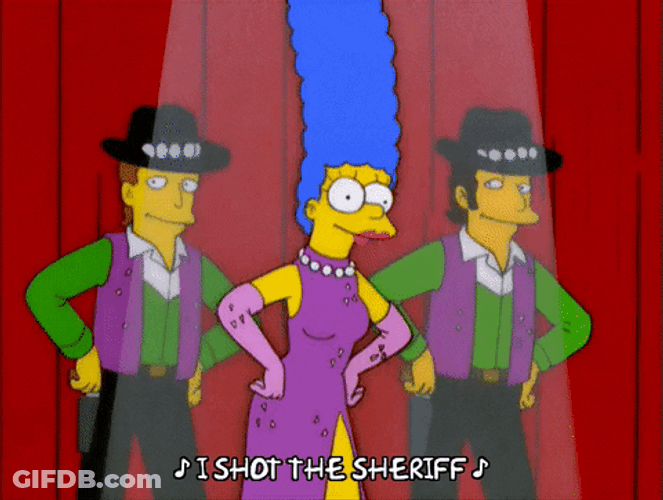 Marge Simpson Broadway Performance The Simpsons GIF