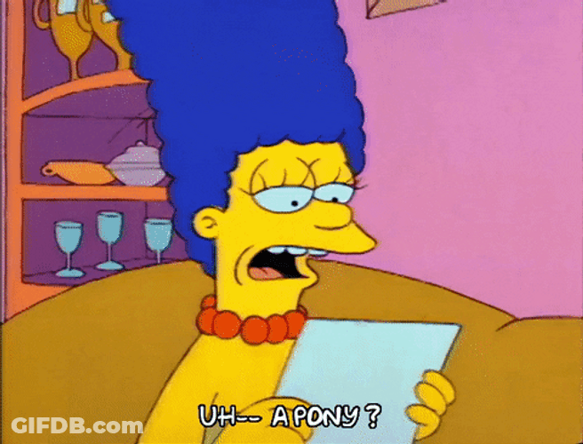 Marge Simpson Shocked Reaction GIF