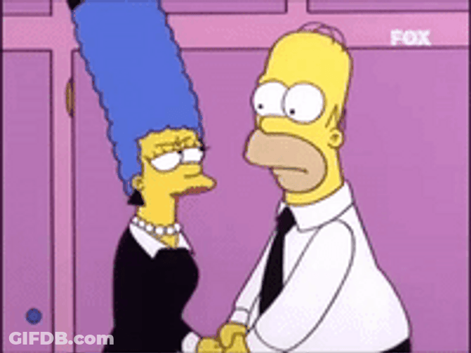 Marge Simpson Spank By Her Nalgadas Husband GIF