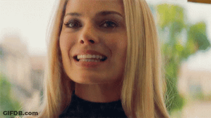 Margot Robbie Alluring Whisper GIF