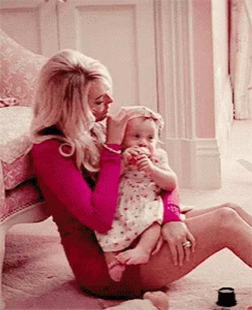 Margot Robbie Baby Nanny GIF