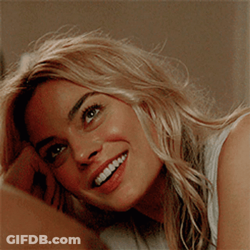 Margot Robbie Charming Smile GIF