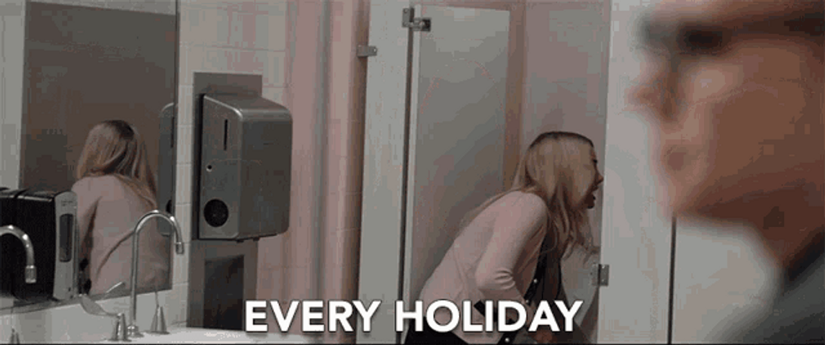 Margot Robbie Every Holiday GIF