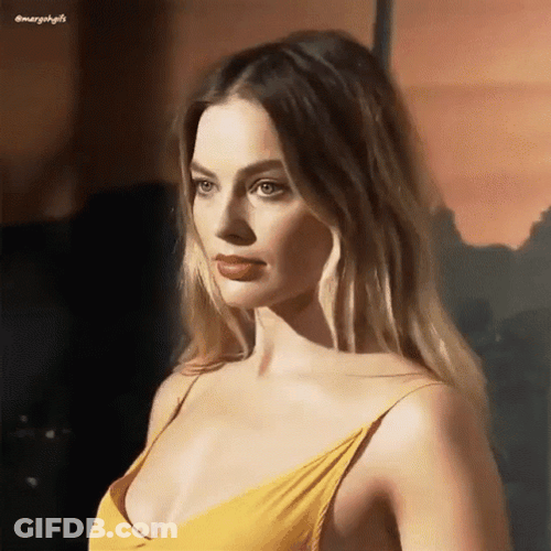 Margot Robbie Red Carpet Appearance GIF
