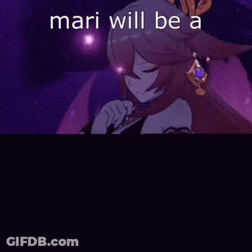 Mari As Yae Miko GIF