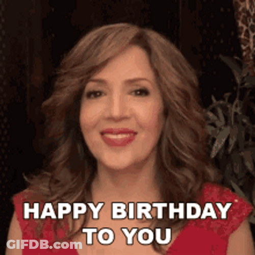 Maria Canals-Barrera Happy Birthday To You Greeting GIF