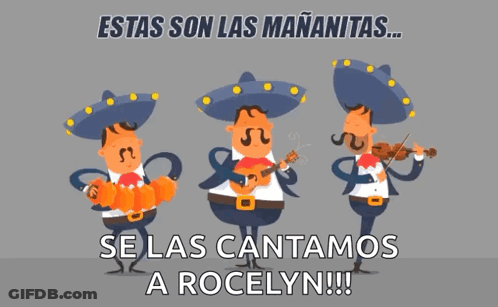 Mariachi Players Singing To Rocelyn GIF