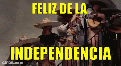 Mariachi Playing Instruments Feliz De La Independencia GIF