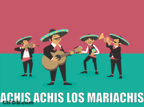 Mariachis Playing Instruments GIF