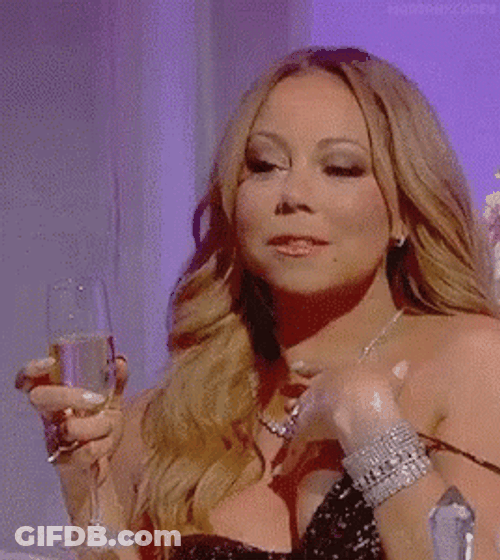 Mariah Carey Flattered Smile GIF