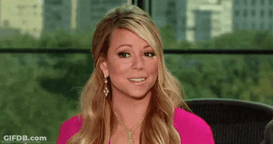 Mariah Carey Looking Around GIF