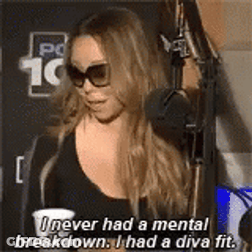 Mariah Carey Mental Breakdown Diva Fit GIF