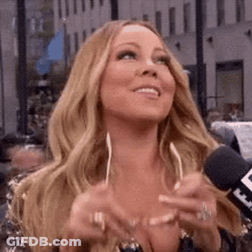 Mariah Carey Putting On Sunglasses GIF