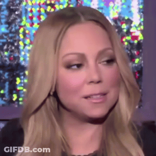 Mariah Carey Staring Hard GIF