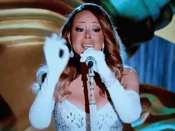 Mariah Carey Whistle Singing GIF
