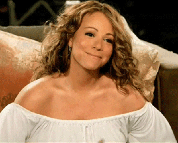 Mariah Carrey Nodding GIF