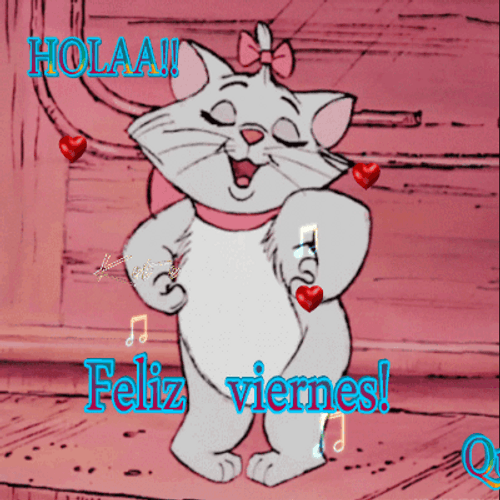 Marie Aristocats Feliz Viernes GIF